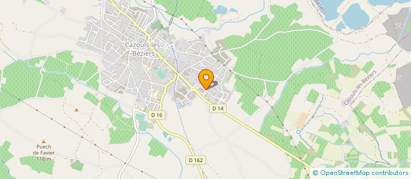 localisation de l'entreprise BLANCHISSERIE BITERROISE à CAZOULS-LES-BEZIERS