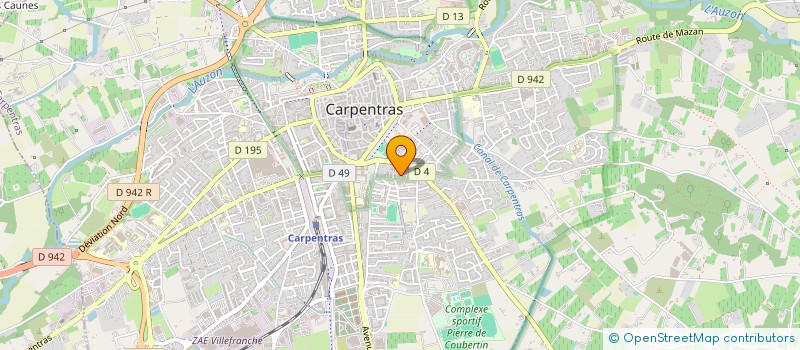 localisation de l'entreprise BLANCHISSERIE CEZANNE & CO à CARPENTRAS