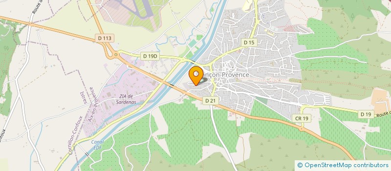 localisation de l'entreprise BLANCHISSERIE D'HYGEE à LANCON-PROVENCE
