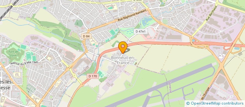 localisation de l'entreprise BLANCHISSERIE DE BONNEUIL EN FRANCE à BONNEUIL-EN-FRANCE