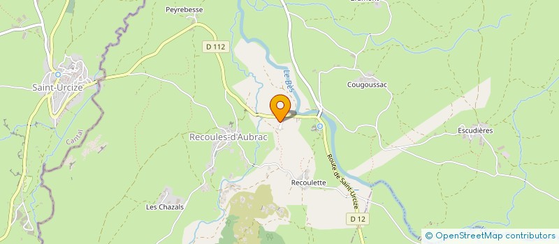 localisation de l'entreprise BLANCHISSERIE DE L'AUBRAC à RECOULES D'AUBRAC