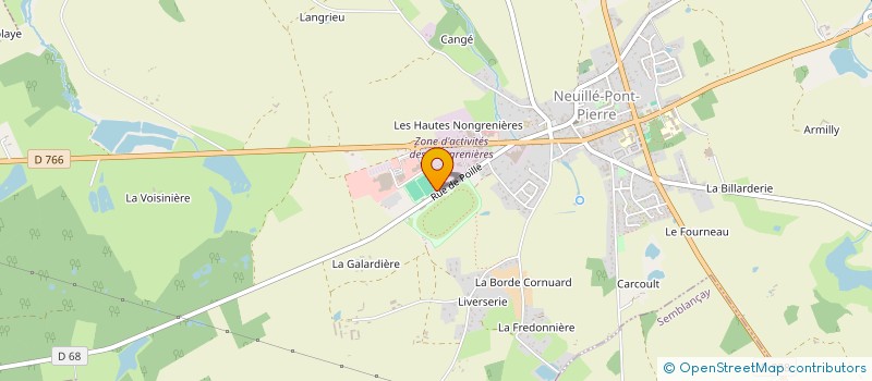 localisation de l'entreprise BLANCHISSERIE DE L'AVENIR à NEUILLE-PONT-PIERRE