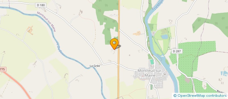 localisation de l'entreprise BLANCHISSERIE DE LA SABLONNIERE  LE LION D'ANGERS