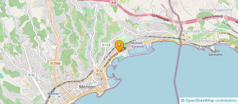 localisation de l'entreprise BLANCHISSERIE DE MONTI à MENTON