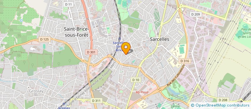localisation de l'entreprise BLANCHISSERIE DE SARCELLES à SARCELLES