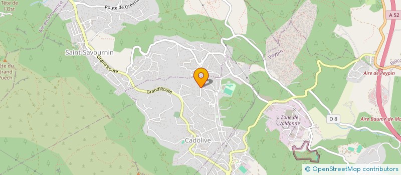 localisation de l'entreprise BLANCHISSERIE DES BASTIDES à CADOLIVE