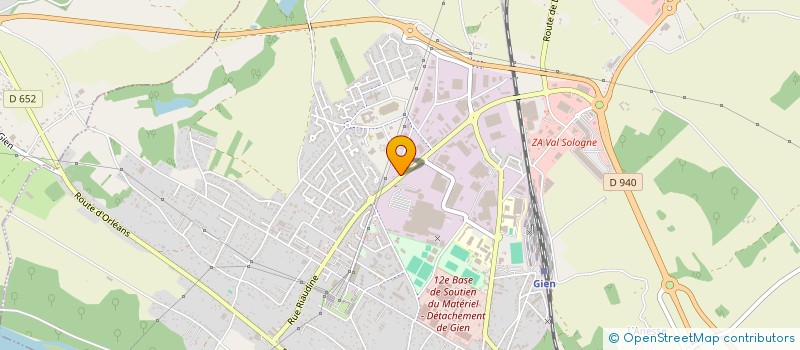 localisation de l'entreprise BLANCHISSERIE DES MONTOIRES à GIEN