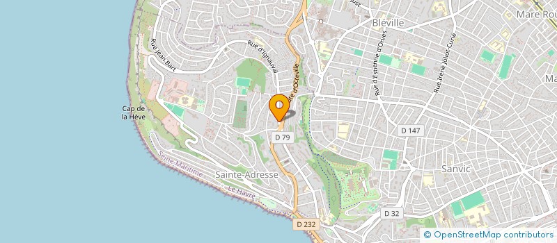 localisation de l'entreprise BLANCHISSERIE DES SOURCES DE STE ADRESSE à SAINTE-ADRESSE