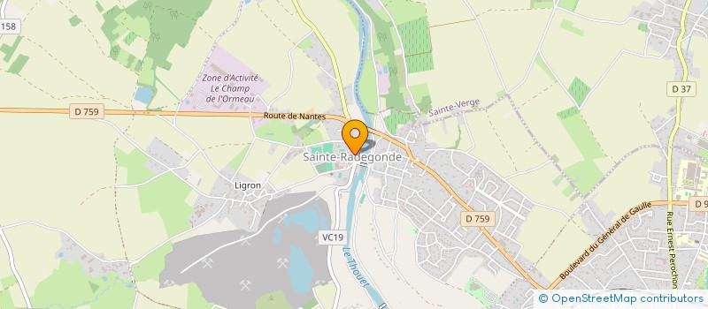 localisation de l'entreprise BLANCHISSERIE DES STATIONS DE TARENTAISE à THOUARS