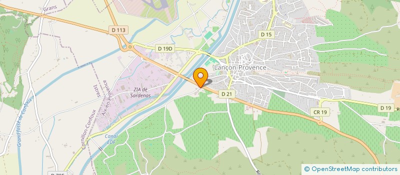 localisation de l'entreprise BLANCHISSERIE DU BASSIN SALONAIS à LANCON-PROVENCE