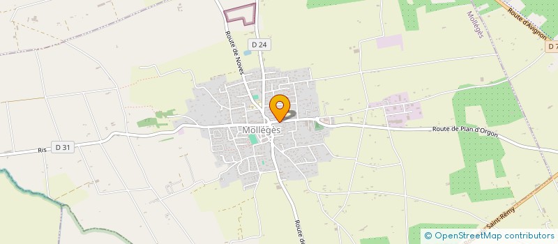 localisation de l'entreprise BLANCHISSERIE DU COMTAT à MOLLEGES