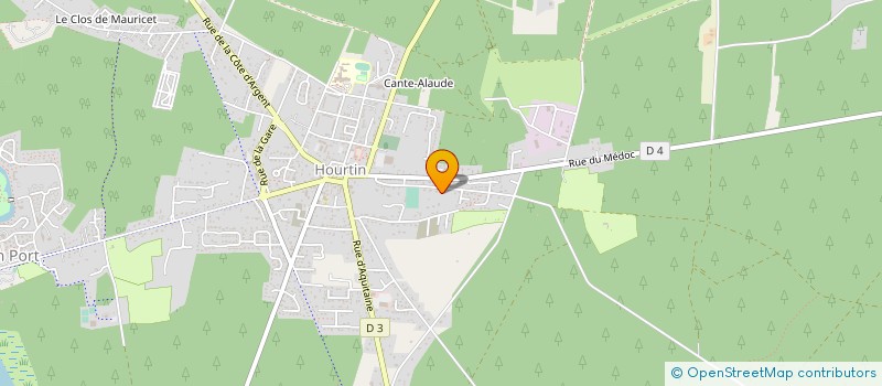localisation de l'entreprise BLANCHISSERIE DU MEDOC à HOURTIN