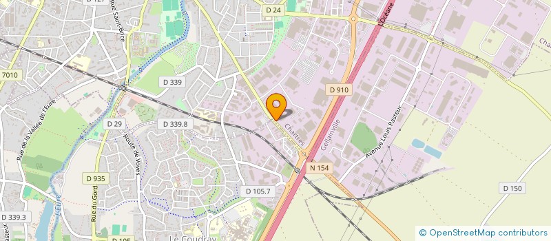 localisation de l'entreprise BLANCHISSERIE GALLIA à CHARTRES