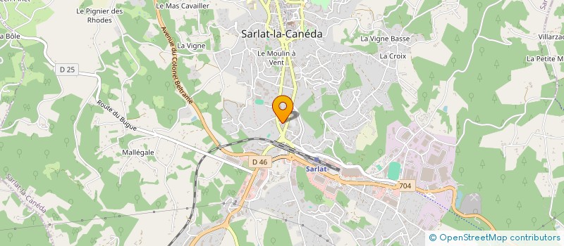 localisation de l'entreprise BLANCHISSERIE GOTTI à SARLAT-LA-CANEDA