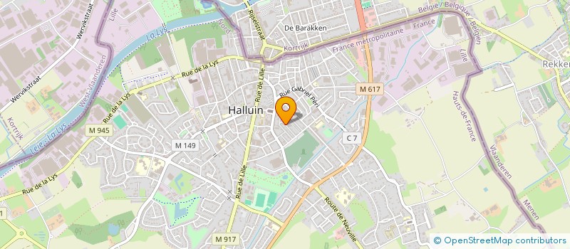 localisation de l'entreprise BLANCHISSERIE HOP NET à HALLUIN