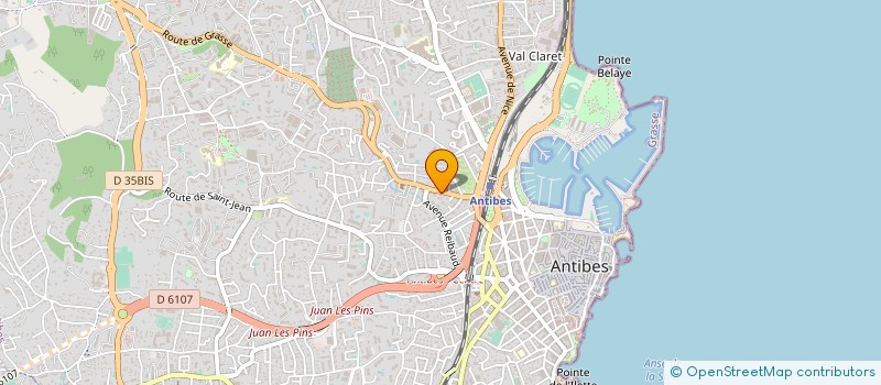 localisation de l'entreprise BLANCHISSERIE L'ESTEREL à ANTIBES