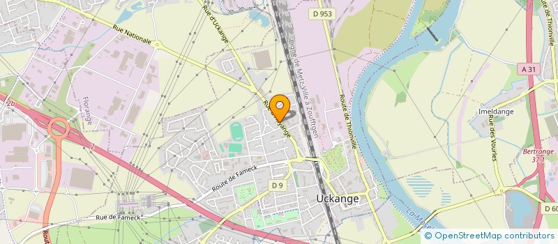 localisation de l'entreprise BLANCHISSERIE LORRAINE à UCKANGE