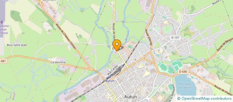 localisation de l'entreprise BLANCHISSERIE MALARD à AUTUN