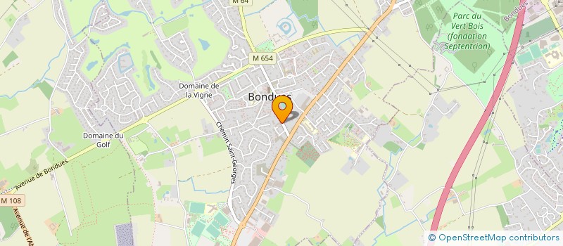 localisation de l'entreprise BLANCHISSERIE SAINT VAAST à BONDUES