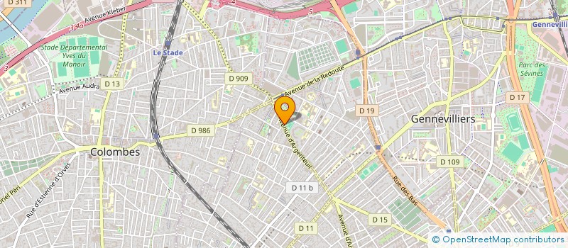 localisation de l'entreprise BLANCHISSERIE TEINTURERIE NOUVELLE à ASNIERES-SUR-SEINE