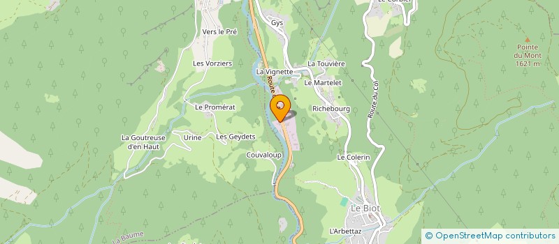 localisation de l'entreprise BLANCHISSERIE TRANSALPINE à LE BIOT