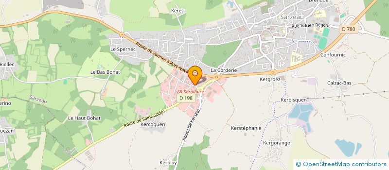 localisation de l'entreprise BLANCHO YOANN  SARZEAU