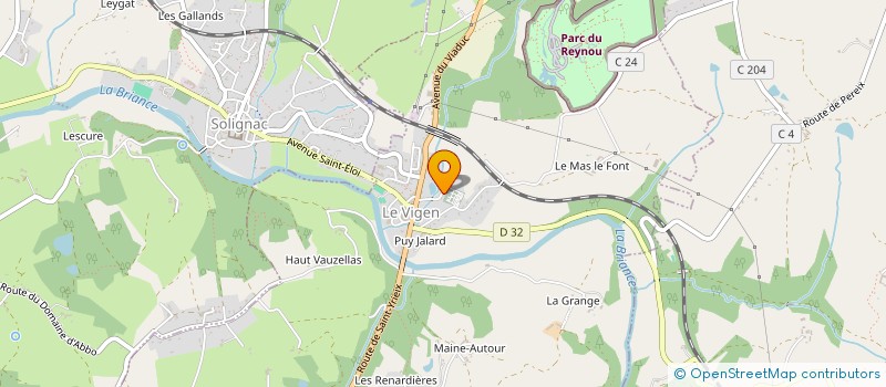 localisation de l'entreprise BLANCHON JEAN-MARIE  LE VIGEN