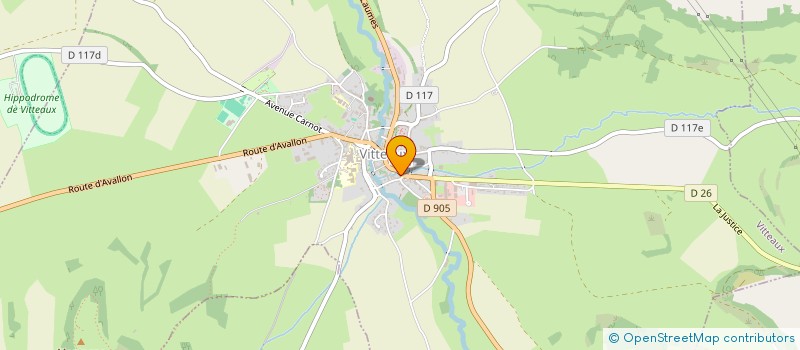 localisation de l'entreprise BLANCHOT BOBET  VITTEAUX