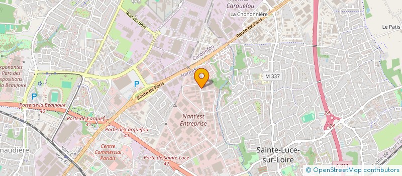 localisation de l'entreprise BLANCHOT LANDAIS ET COMPAGNIE  NANTES