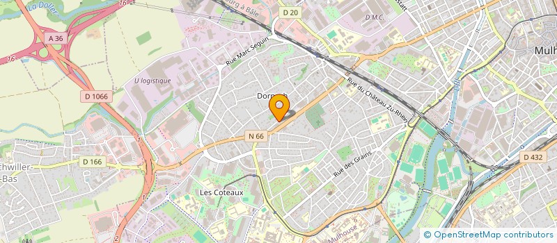 localisation de l'entreprise BLANCKAERT SERVICES INGENIERIE INFORMATIQUE  MULHOUSE