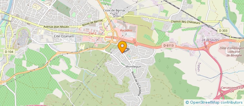 localisation de l'entreprise BLANCLOUJEA à CARCASSONNE