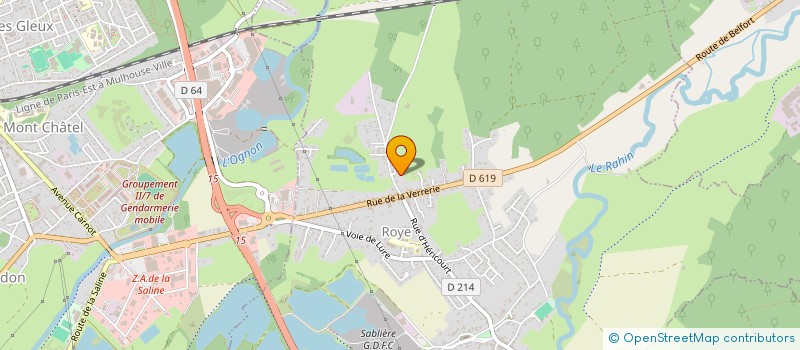 localisation de l'entreprise BLANCO  ROYE