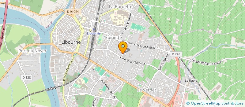 localisation de l'entreprise BLANCO HEUGAS  LIBOURNE