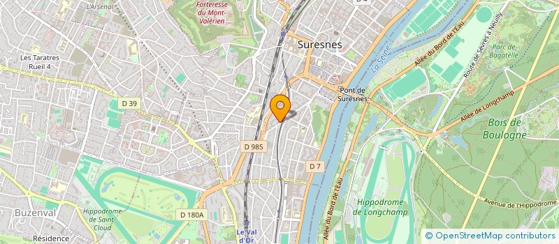 localisation de l'entreprise BLANCO NEGRO à SURESNES