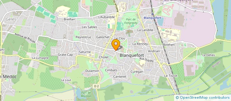 localisation de l'entreprise BLANCOP à BLANQUEFORT