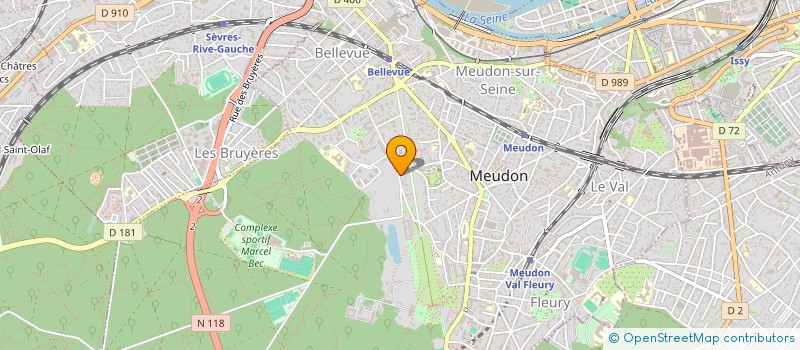 localisation de l'entreprise BLANCPAIN&CO à MEUDON