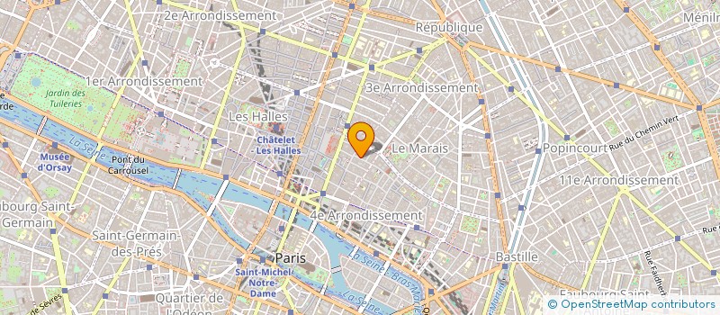 localisation de l'entreprise BLANCS MANTEAUX  PARIS