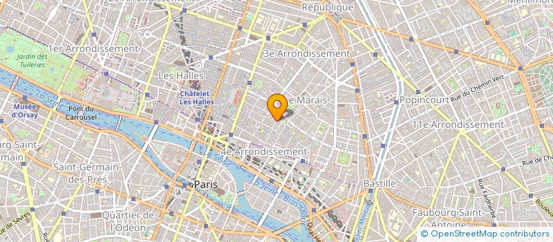 localisation de l'entreprise BLANCS-MANTEAUX AUCTION  PARIS