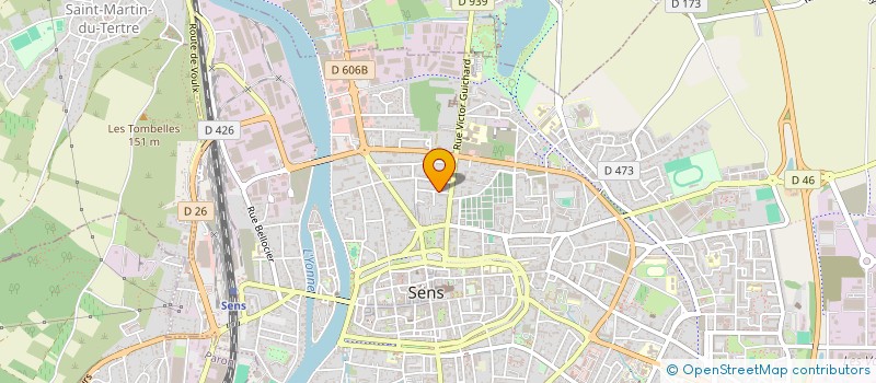 localisation de l'entreprise BLANCS VOLANTS EDITIONS  SENS