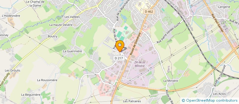 localisation de l'entreprise BLANDAMOUR AUDITION à FLERS