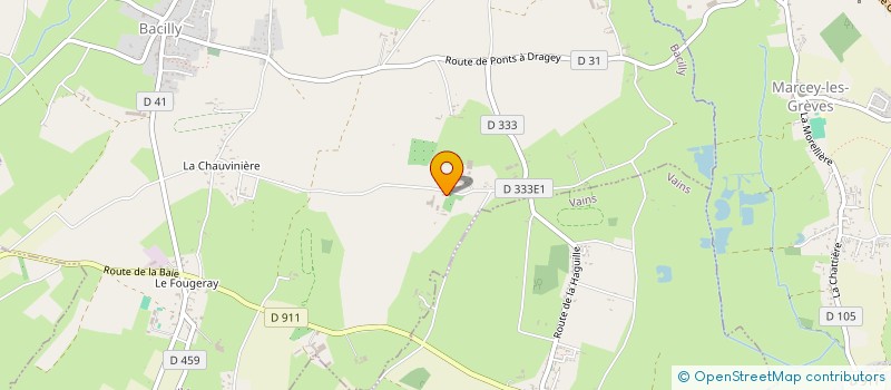 localisation de l'entreprise BLANDELIERE ATLG  BACILLY