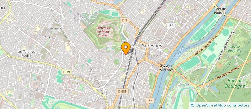 localisation de l'entreprise BLANDELLA à SURESNES