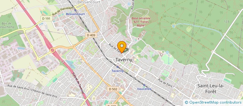 localisation de l'entreprise BLANDI  TAVERNY