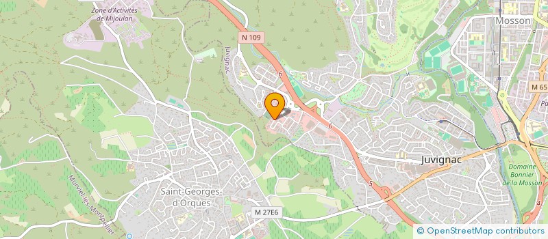 localisation de l'entreprise BLANDI SOCIETE  JUVIGNAC