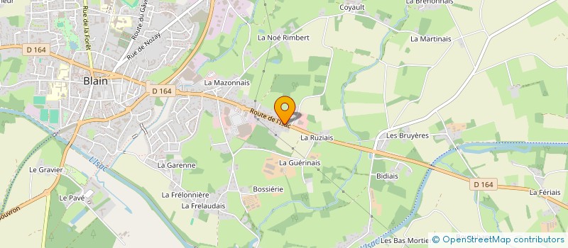 localisation de l'entreprise BLANDIN COMPETITION  BLAIN