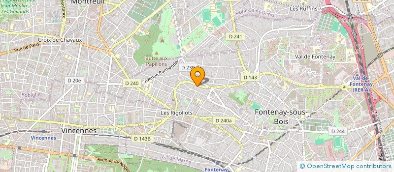 localisation de l'entreprise BLANDIN ET COMPAGNIE à FONTENAY-SOUS-BOIS