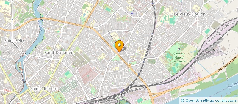 localisation de l'entreprise BLANDIN STE à NANTES