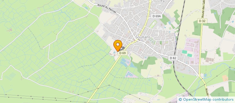 localisation de l'entreprise BLANDINEAU M.A.  SAINT-GILLES-CROIX-DE-VIE