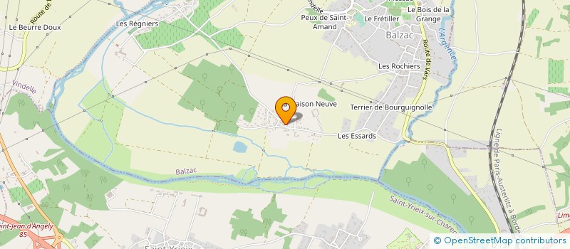 localisation de l'entreprise BLANDIVAL TP SERVICES à BALZAC