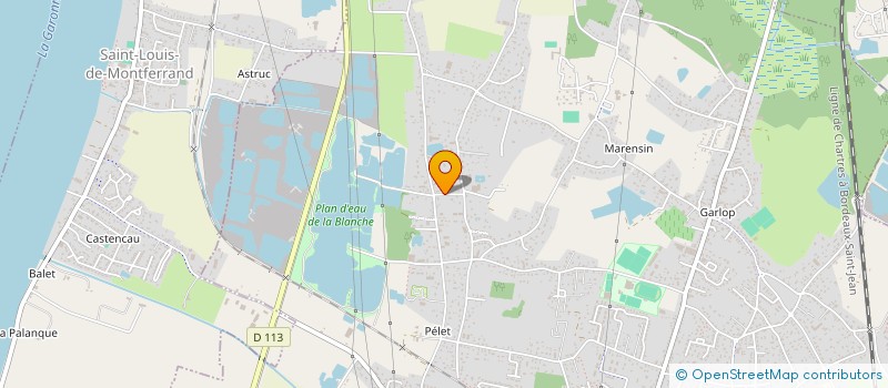 localisation de l'entreprise BLANES AUTO  AMBARES-ET-LAGRAVE